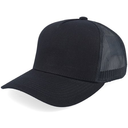Equip - Sort trucker Kasket - Kids Black A-frame Trucker @ Hatstore