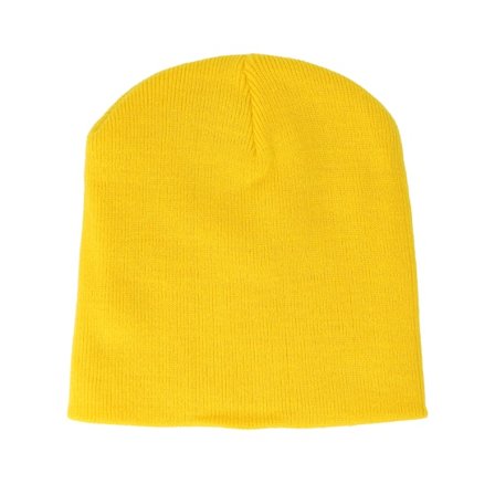Beechfield - Yellow traditionalbeanie Beanie - Yellow Traditional Blank Beanie @ Hatstore