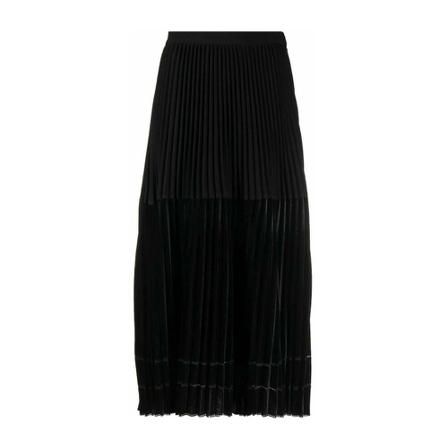 Twinset Midi Skirts Sort, Dame