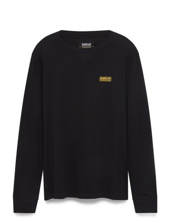 Barbour B.int Long Sleeve Logo Tee - Black - XXL