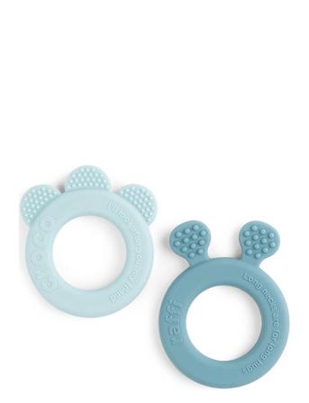 Teether 2-Pack Deer Friends Toys Baby Toys Teething Toys Blå D By Deer