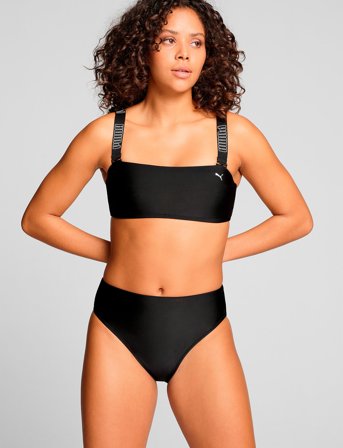 Puma Swim Puma Swim Women Bandeau Top 1P - Black - L