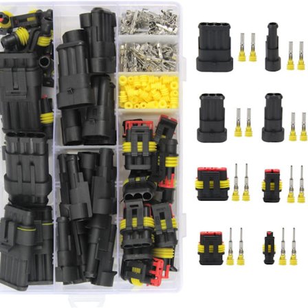 352 stk. vandtætte stik Vandafvisende bil elektriske stik