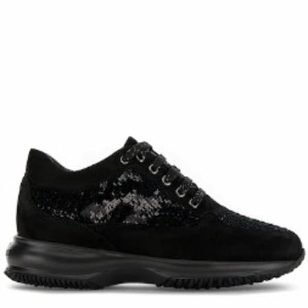 Hogan Interactive low-top Sneakers Sort, Dame, Størrelse: 39 EU