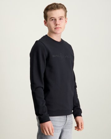 Sail Racing JR BOWMAN MONOCHROME SWEATER Gris Pulls Garçon - Kids Brand Store