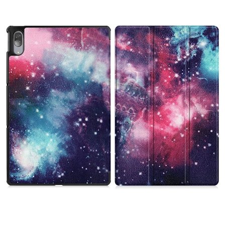 Lenovo Tab P11 Pro læderetui med cool mønster - Vredt Ansigt