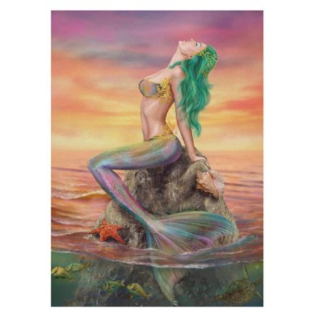 30x40cm Aikuiset Lapset 5D DIY Timanttimaalaus Sarja - Ranta Si