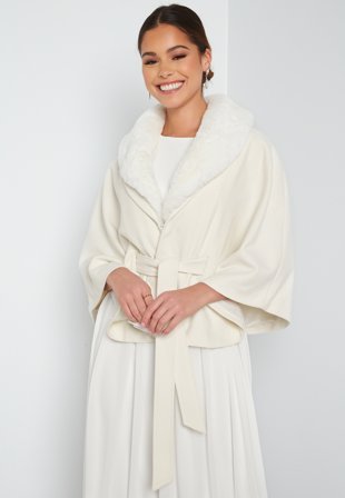 Bubbleroom Occasion Cornelia Wedding Cape White Klær