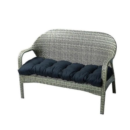 Solstol Trädgårdsmöbler Uteplats Solstol Bänkdyna Svart 50*130cm (Inkluderar endast dyna)-LP-