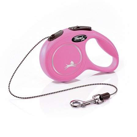 Flexi New Classic In Corda Guinzaglio Per Cani Colore Rosa Taglia