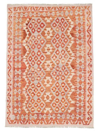 Small Kilim Afghan Old Style Rug 149X202 Wool