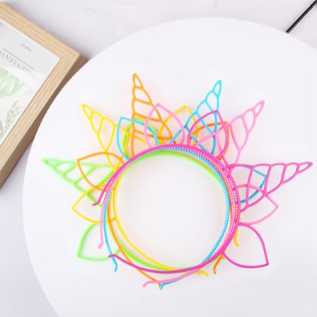 6 stk. Hårbånd i Plastik Hårbånd Hårbøjler Fest Kostume Daglig D