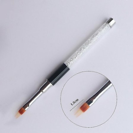 1st Ombre Nagelborste Nagelkonst Målarpensel Uv Gel Polish Gradient Färg Strass Kristall Akryl Nagel Ritpenna