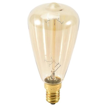 Vintage-lamput E14 220V ST48 hehkulamput 25W 40W 60W filamentti retrovalo riippuvalaisimeen