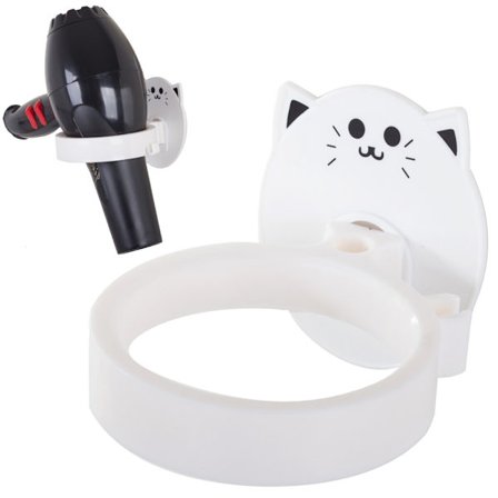 Hårtorkshållare - Självhäftande