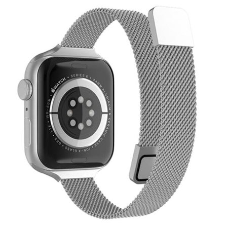 Milanese klockarmband i rostfritt stål för Apple Watch (41mm) - Silver