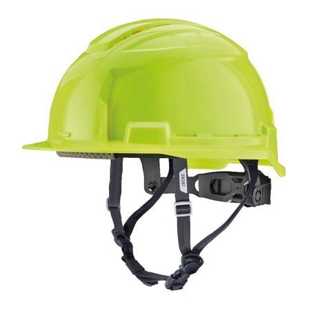 Milwaukee BOLT 100 Vernehjelm Hi-Vis gul, Hodebeskyttelse