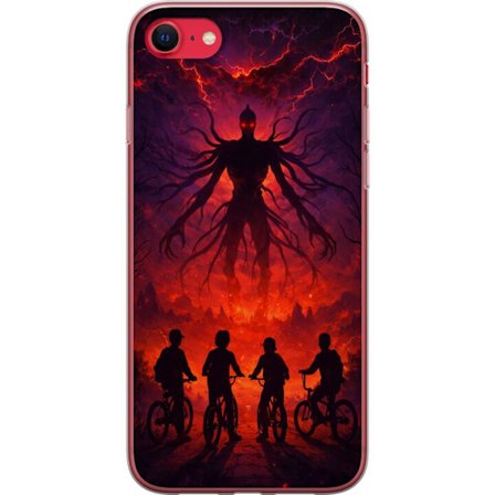 Yhteensopiva Puhelinkuori Apple Apple iPhone 7 Tumma fantasialan inspiroitu Stranger Things kanssa yliluonnollinen olento, salamointi ja pyöräilevä