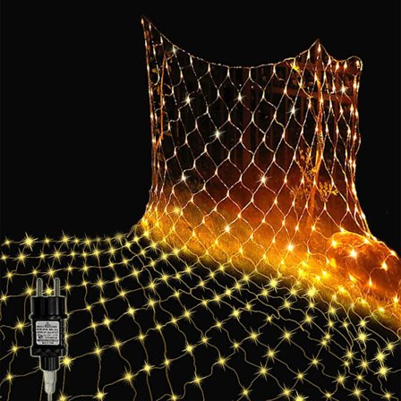 100/160/240/320 LED-valoverkkoverho, jouluvalot, lämmin valkoinen