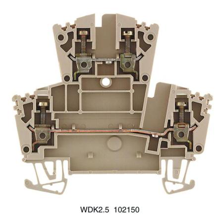 Weidmüller WDK 2,5 Toetasjerssplint 61 mm lang, Elfordeling & strømforsyning