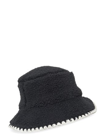 UGG Uggfluff Scalloped Hat - Black - L/XL