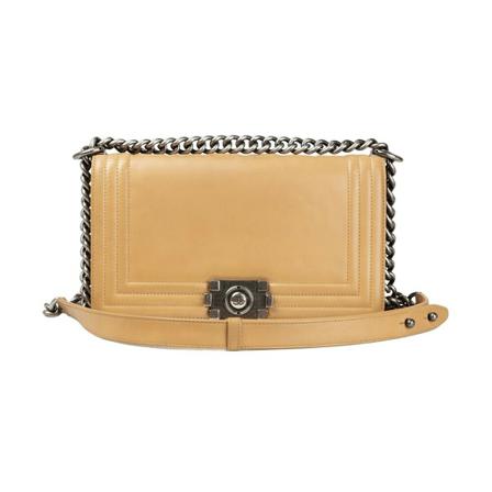 Chanel Vintage, Pre-owned Shoulder bag Geel, Dames, Maat:ONE Size,leer