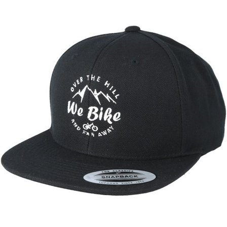 Bike Souls - Svart snapback Keps - Over The Hills And Far Away Black Snapback @ Hatstore