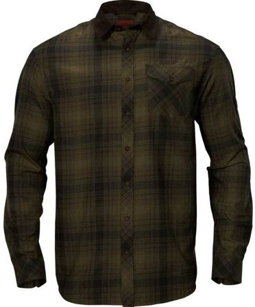 Härkila M's Driven Hunt Flannel Shirt Olive Green