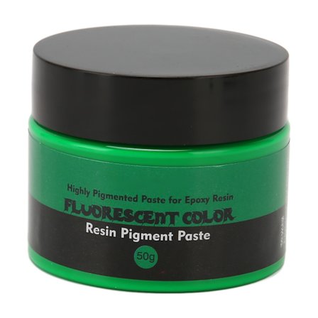 Epoxy Resin Pigment 50g Fluorescerende Farve Høj Mætning Nem Betjening Flydende Resin Farvestof til Kunsthåndværk DIY Fremstilling Fluorescerende Grøn