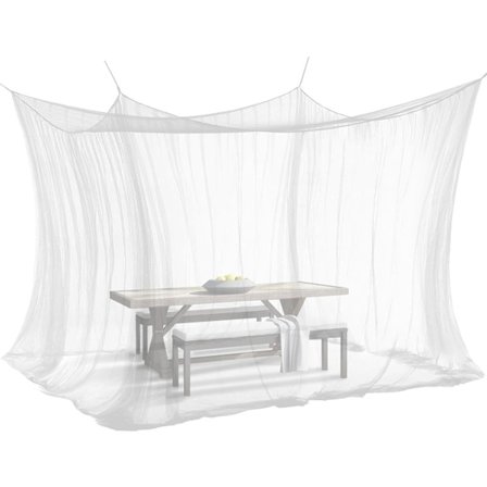 Myggenet til indendørs og udendørs brug - 190x210 x 240 cm Til udendørs og indendørs brug Til telte, campingvogne - Hvid