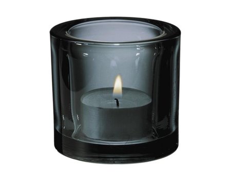 i iittala Ljuslykta Kivi 60 mm grå - Lyreco - Kök och servering - Ljus och tillbehör - Ljuslyktor