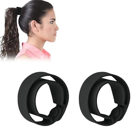 2 st Hårscrunchie, Hårscrunchie med bra grepp, Volymhårscrunchie, Starkt grepp och bekväm att bära för hästsvans