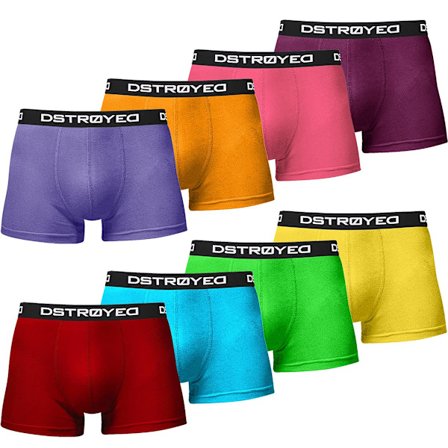 4-pakning boksershorts for menn