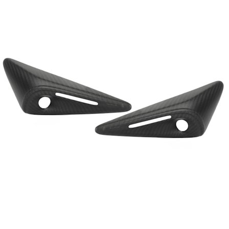 2 stk. Side Skærmbeskytter Kamera Ventilationsdæksel Trim Kulfiber UV-resistent Udskiftning til Tesla Model S 2023+ Mat