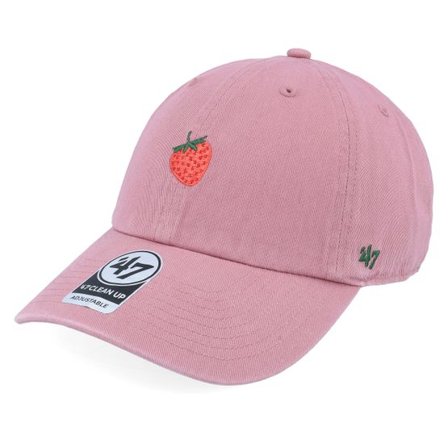 47 Brand - Rosa unconstructed Keps - Fruit Base Runner Icon 47 Clean Up Mauve Dad Cap @ Hatstore