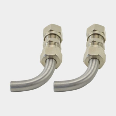 Fittings for helm pump & hydraulic hose Hydrodrive EXTGTN-14-10, 90°, 1/4" NPT, for TL1 & TL2 pumps