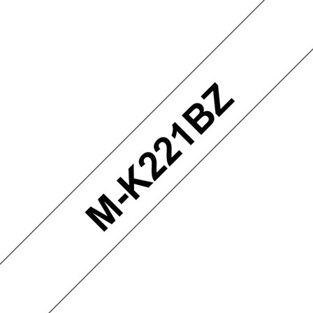Brother M-K221BZ - merketape - 1 kassett(er) - Rull (0,9 cm x 8 m)