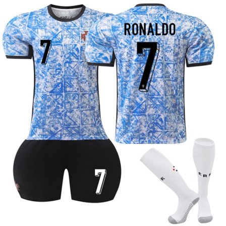 Ronaldo Portugal EM 2024 Bortatröja Fotboll #7