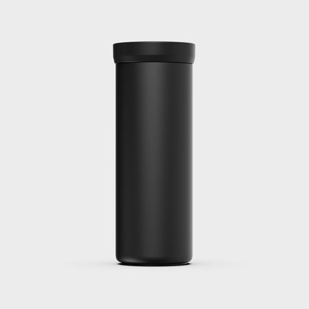 Reusable Coffee Tumbler, Black Travel Coffee Mug from Recycled Steel