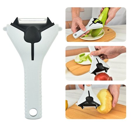 3 i 1 cover Avtagbart rivjärn Skin-peeler Multifunktion