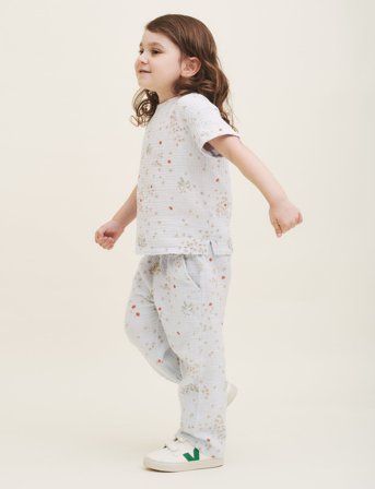 Garbo&Friends Muslin Summer Top - Blue - 122-128