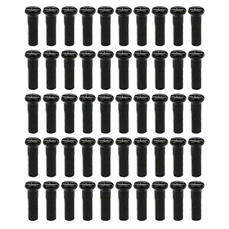 50 stk./pakke Sykkel Landeveissykler Nippel 12G 13G 14G Ultralett Høy Styrke Svart Sølv Eike Nippel Sykkel Eikehette 50 stk 14G sølv 16mm[D] 50pc 14G 