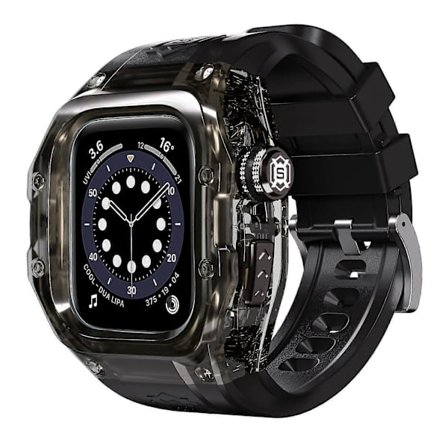 SHELLBOX För Apple Watch Series 10 42mm IP68 Vattentätt Integrerat Klockfodral med Silikonarmband (LGL)