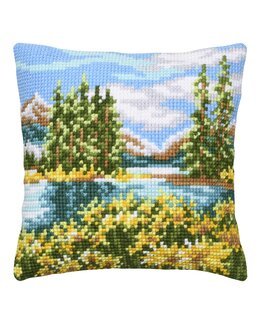 Broderikit Kudde Landskap - Vervaco