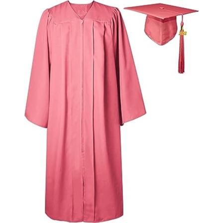 2023 Gradueringshatt Cap og Kjole(48) Akademisk Kostyme Amerikansk Voksen Videregående Skole Master Kvinnelig Mann 12 Farger