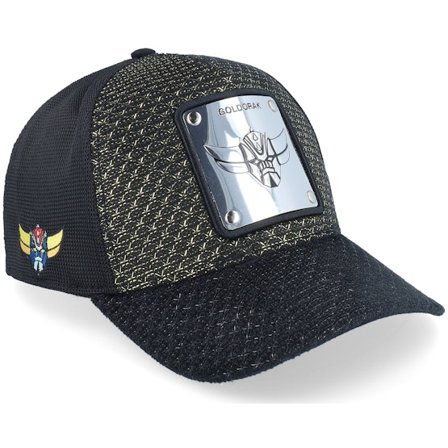 Capslab - Sort trucker Kasket - Goldorak Black/Brown A-Frame Trucker @ Hatstore