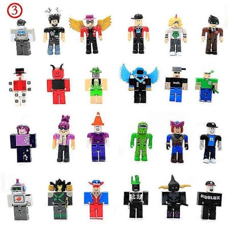 [LLC] Nytt 24-pakning Roblox Action Figure Leketøysett - 8CM Samling Blind Box for Barn & Fans