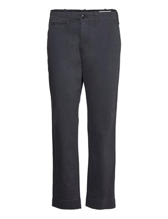 High Rise Straight Khakis With Washwell Black GAP