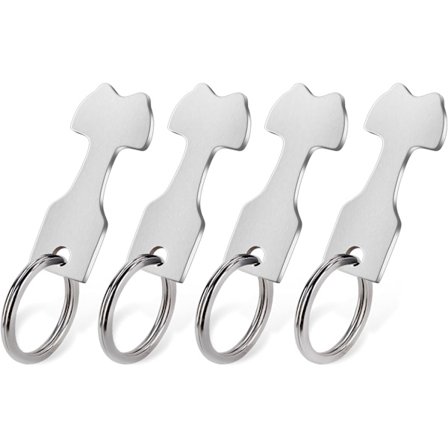 Rostfritt stål kundvagnsnyckel - Caddy-bricka Avtagbar P