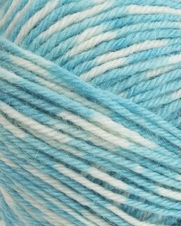 Garn Novita Muumilaakso 100g Blå/vit